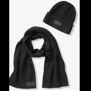Brand New Pink Knit Hat & Scarf - Very Soft!